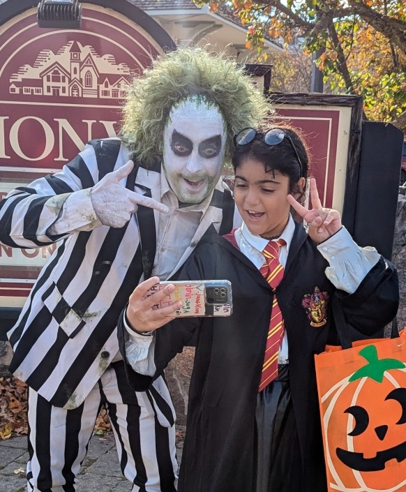 Hero For Hire Halloween Selfie