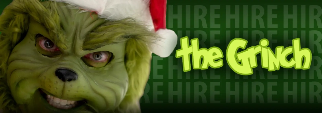 hero-for-hire-grinch-character-entertainer hire grinch character entertainer toronto